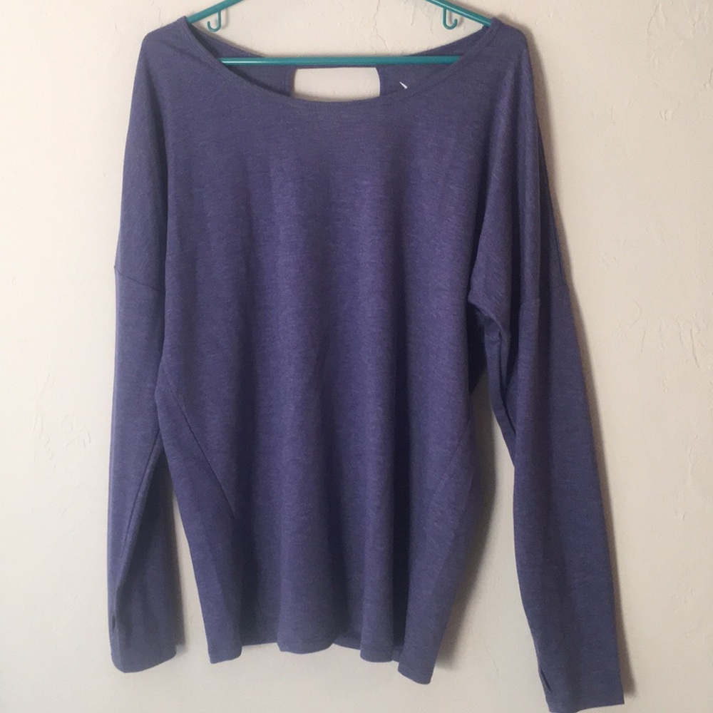 Purple old navy active long sleeve tee